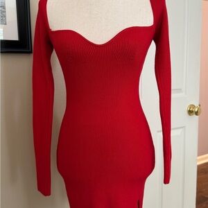 Goodnight Macaroon Red Sweetheart Neckline Cocktail Dress